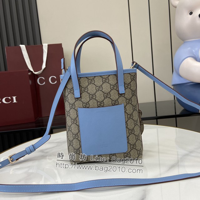Gucci專櫃古馳最新款飾熊貓細節GG迷你手提肩包 jh2016型號：831899